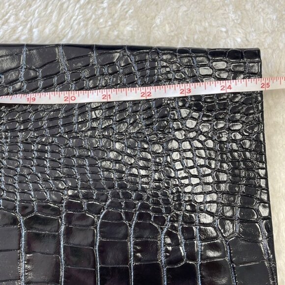 Runway Versace Crocodile-Embossed Midi Skirt - Picture 12 of 17